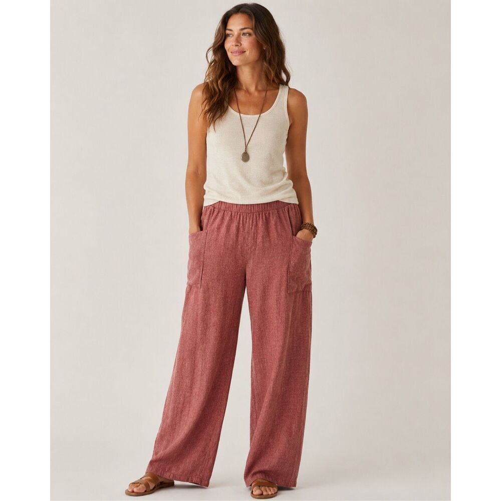 Goddess Gear Hemp Organic Cotton Pocket Pants Women Small USA Made